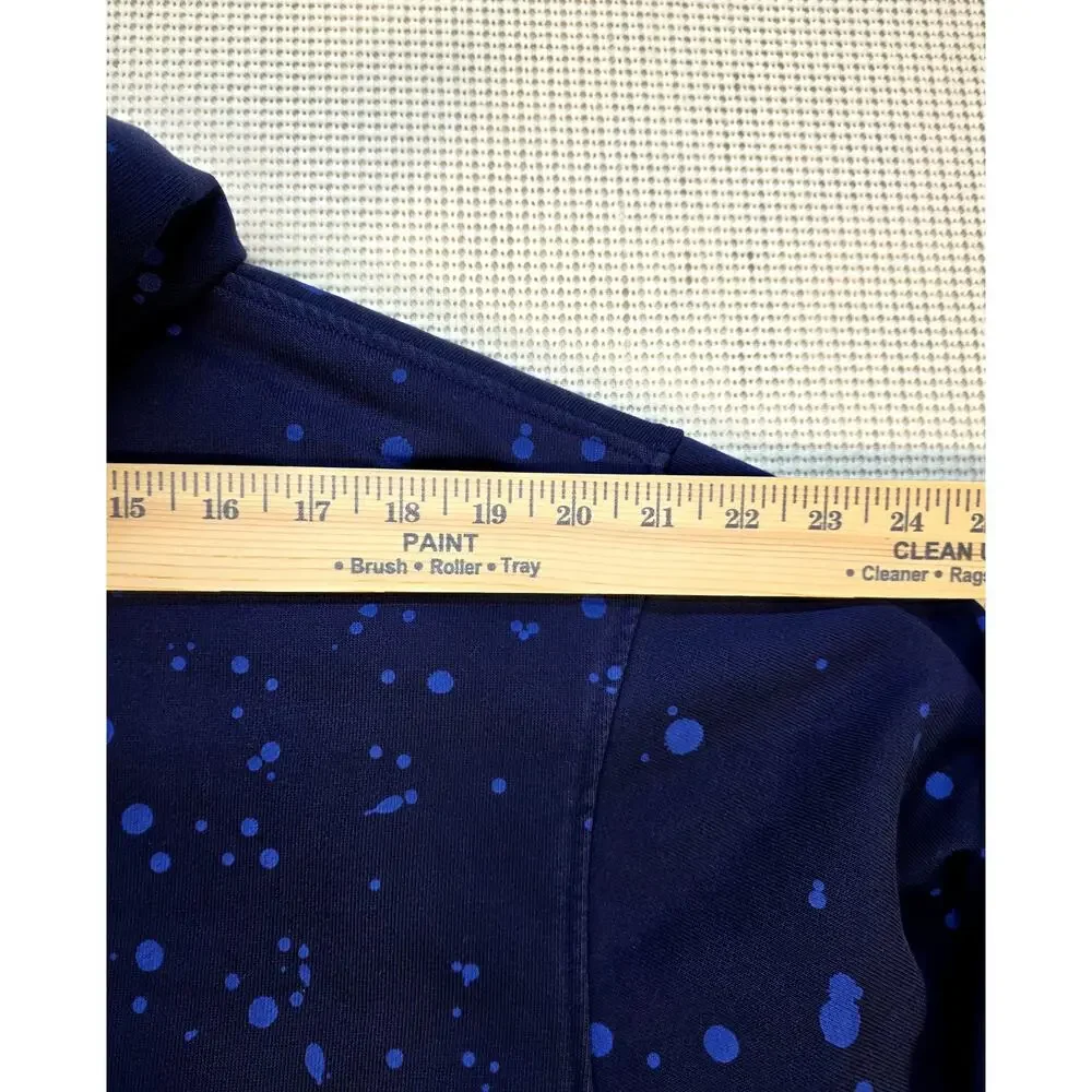 Nike USMNT Standard Issue Men's Soccer Hoodie Blue Splatter USA Size Large